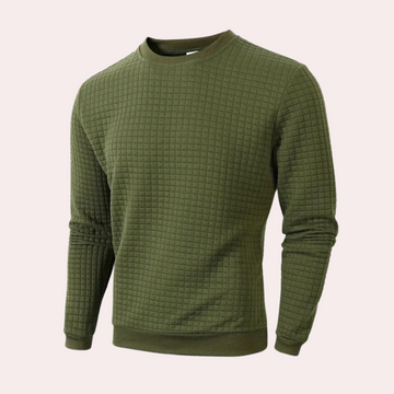 Entspannter atmungsaktiver Herrenpullover