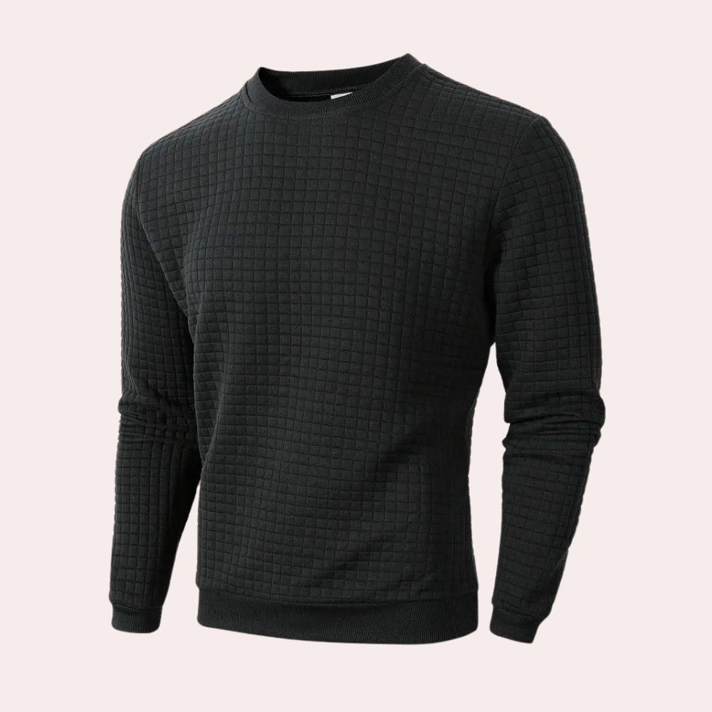 Entspannter atmungsaktiver Herrenpullover