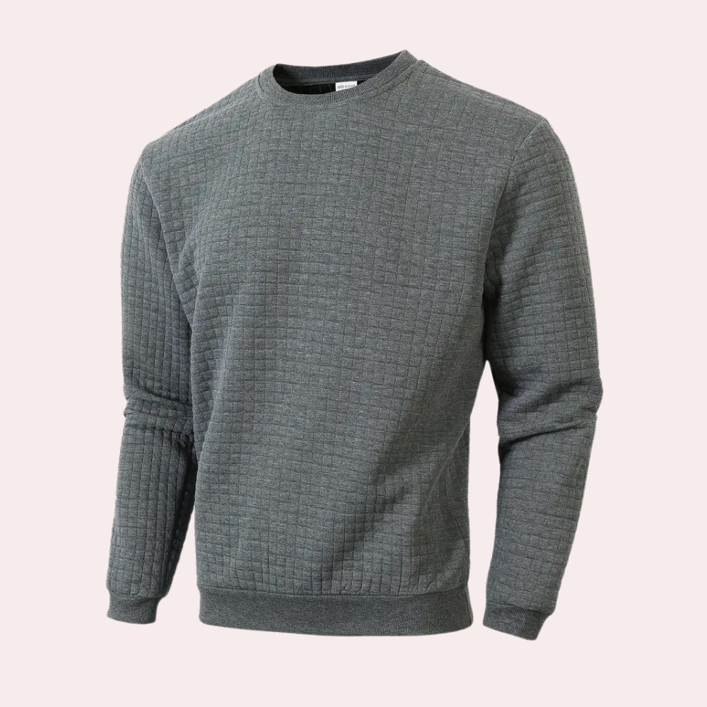 Entspannter atmungsaktiver Herrenpullover