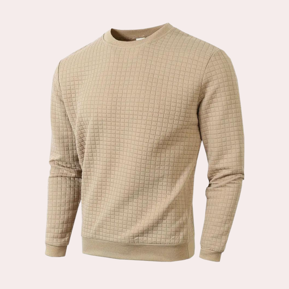 Entspannter atmungsaktiver Herrenpullover