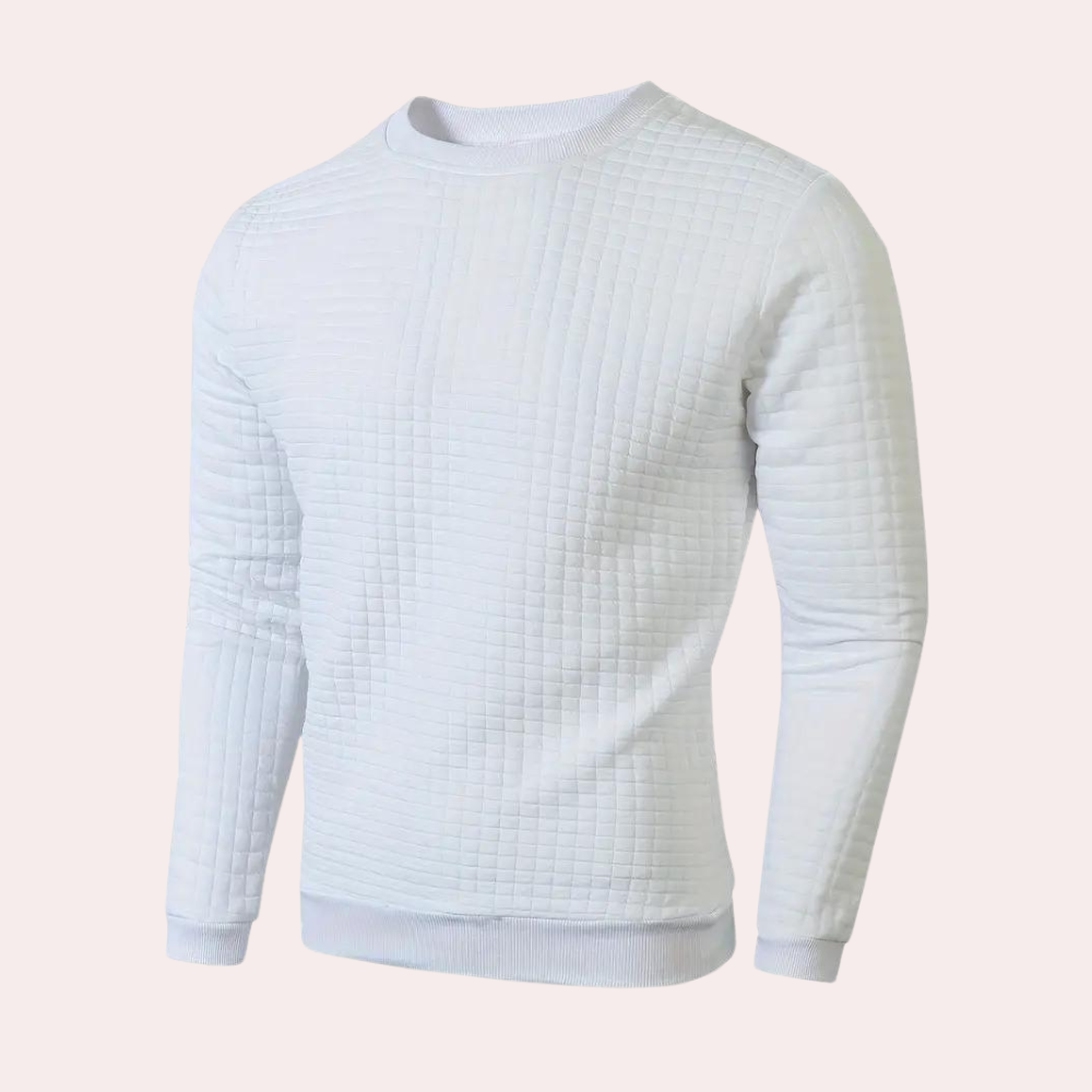 Entspannter atmungsaktiver Herrenpullover