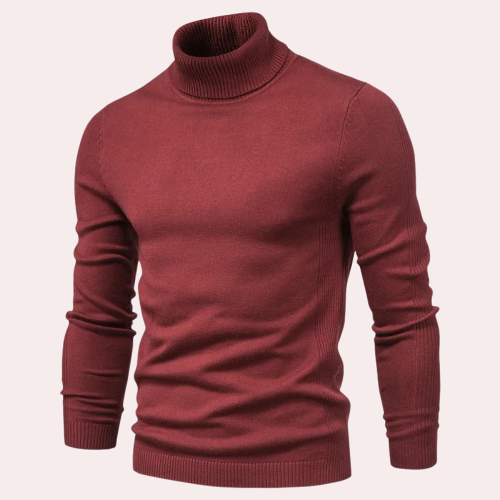 Max - Lässiger Herren-Rollkragenpullover