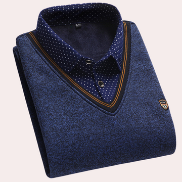 Hemdkragenpullover für Männer