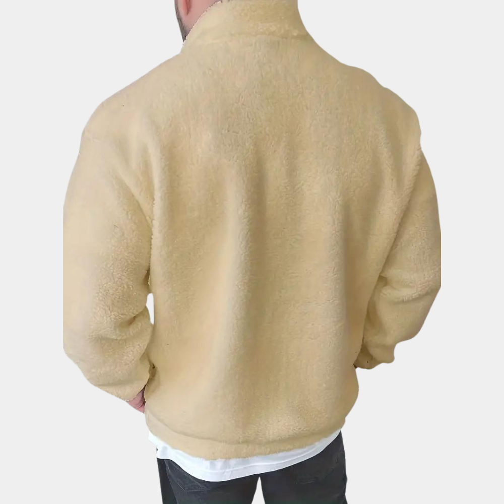 Yann - Modischer Herrenpullover mit Reißverschluss