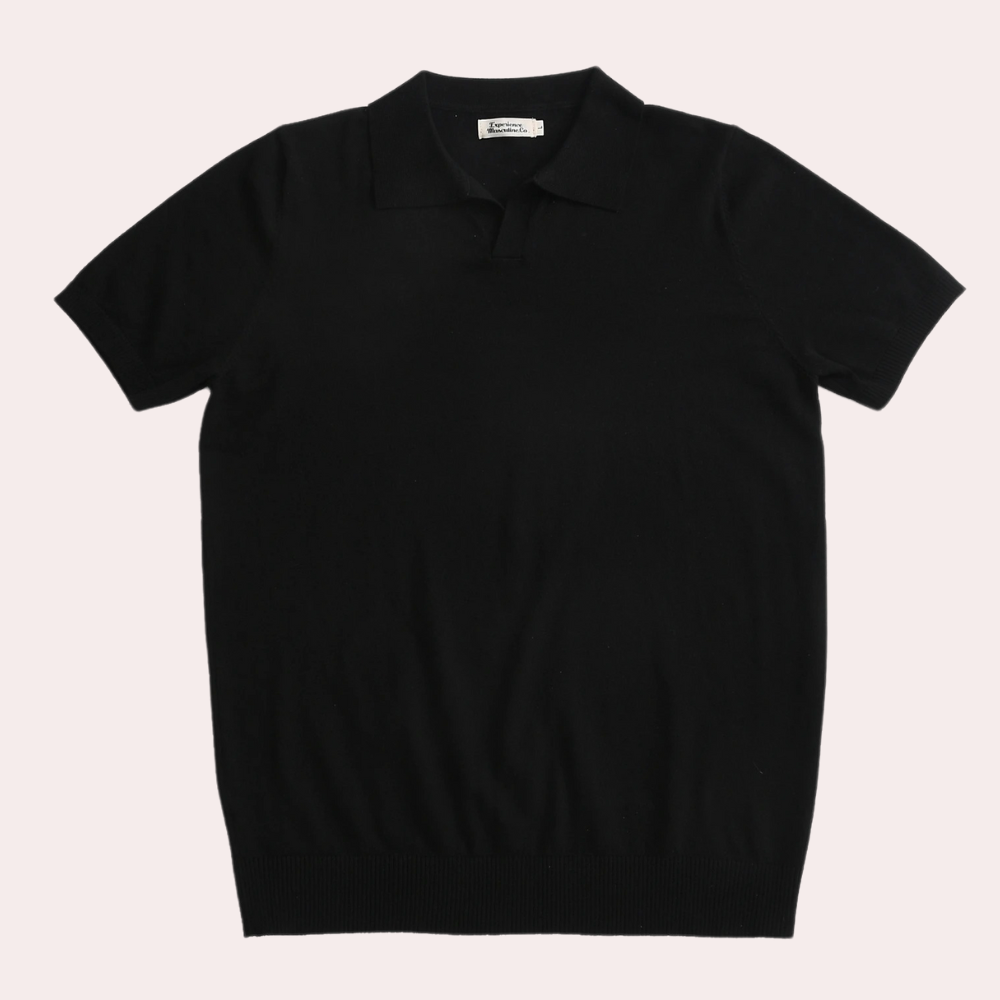 Klassisches gestricktes Poloshirt für Männer - Folke