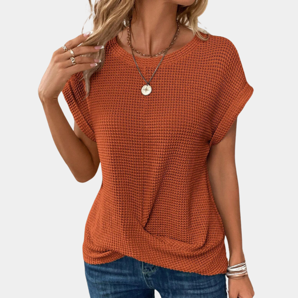 Rundhals-T-Shirt für Frauen - Magnolia