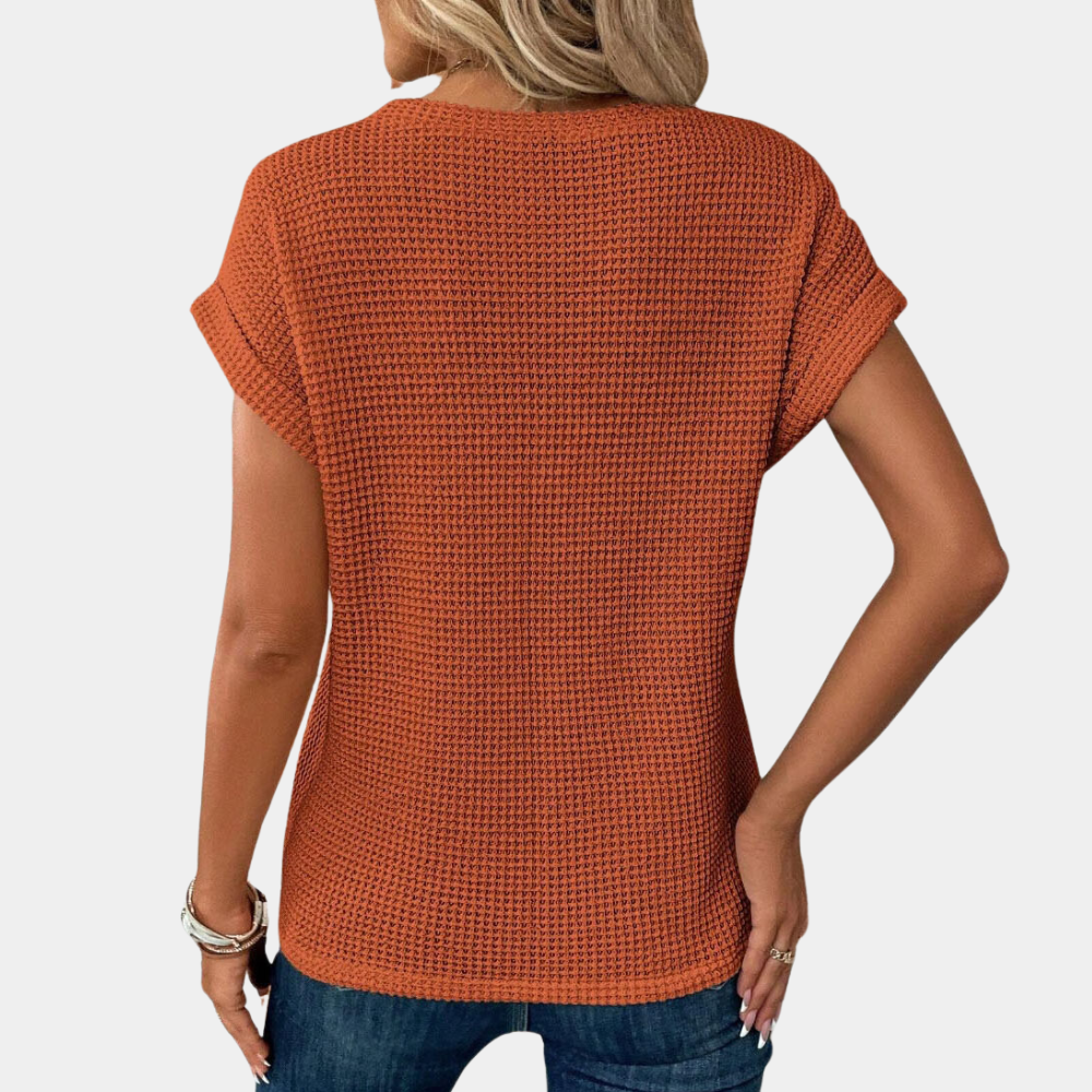 Rundhals-T-Shirt für Frauen - Magnolia
