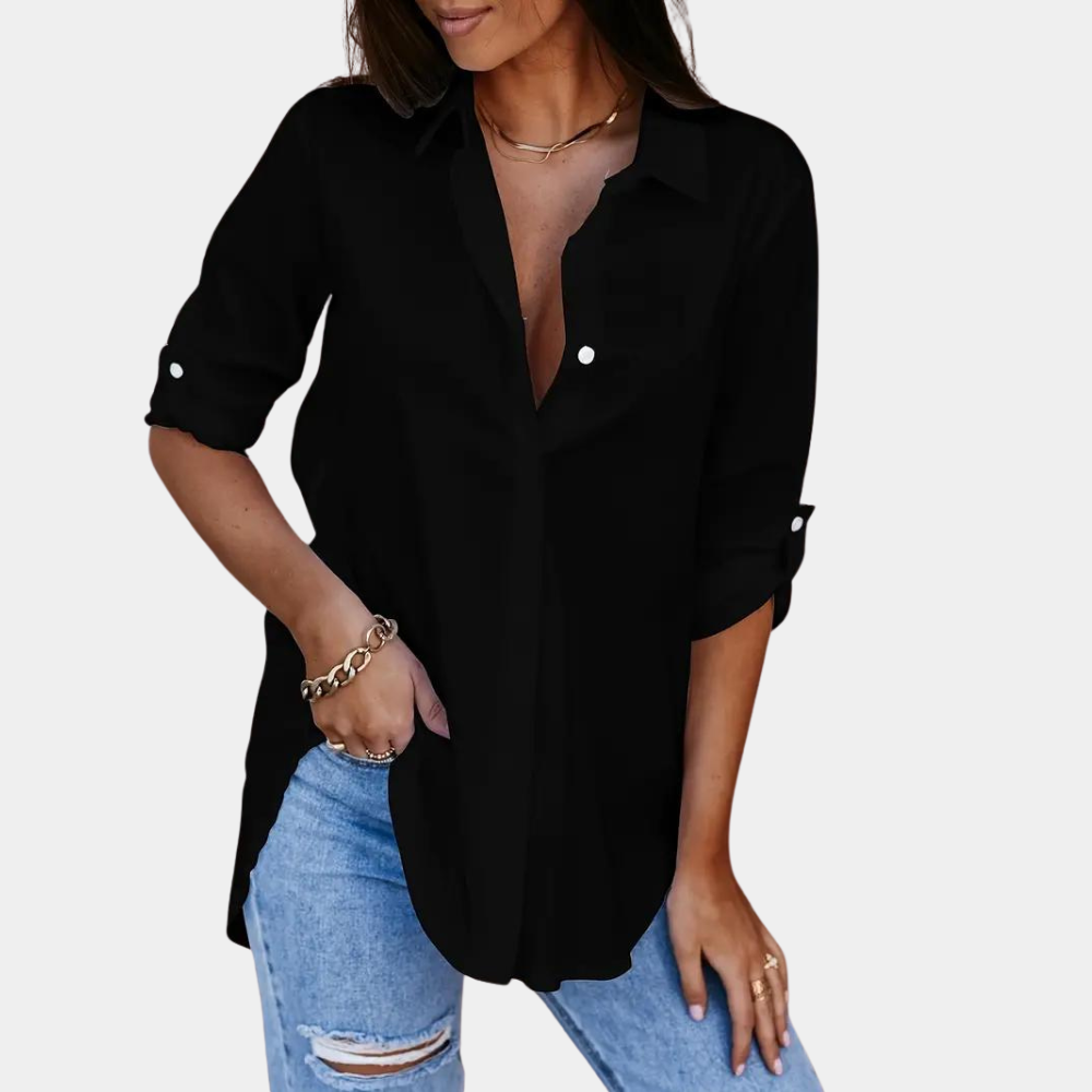 Langarm-Bluse für Frauen - Everleigh