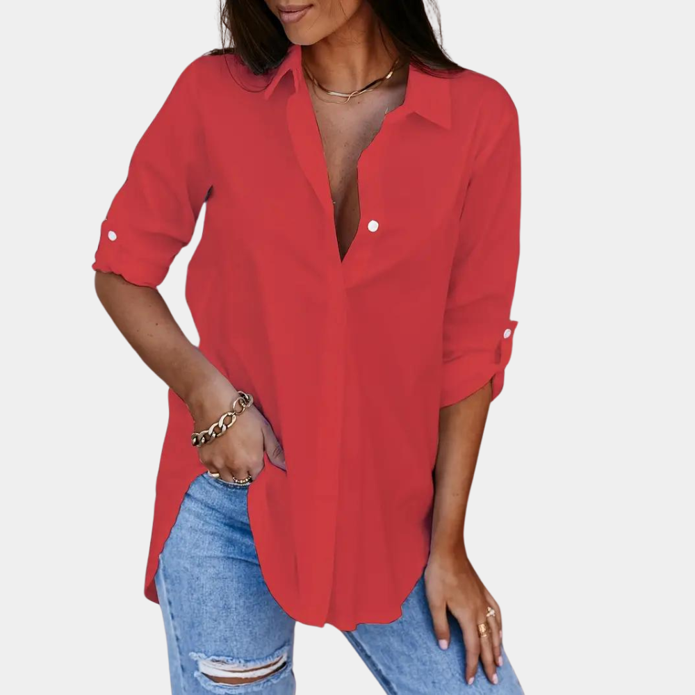 Langarm-Bluse für Frauen - Everleigh
