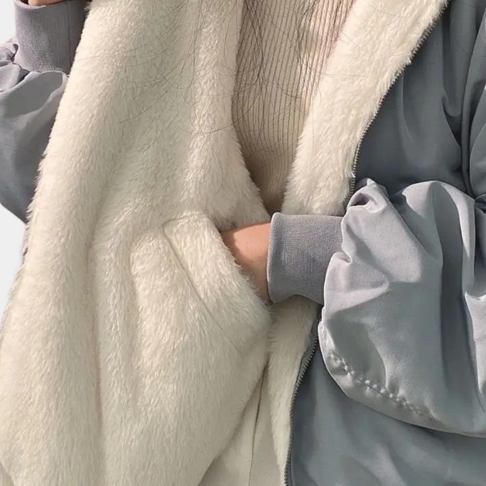 Heidi-Mode Oversized Damen-Winterjacke für stilvolle Wärme im Winter 2025