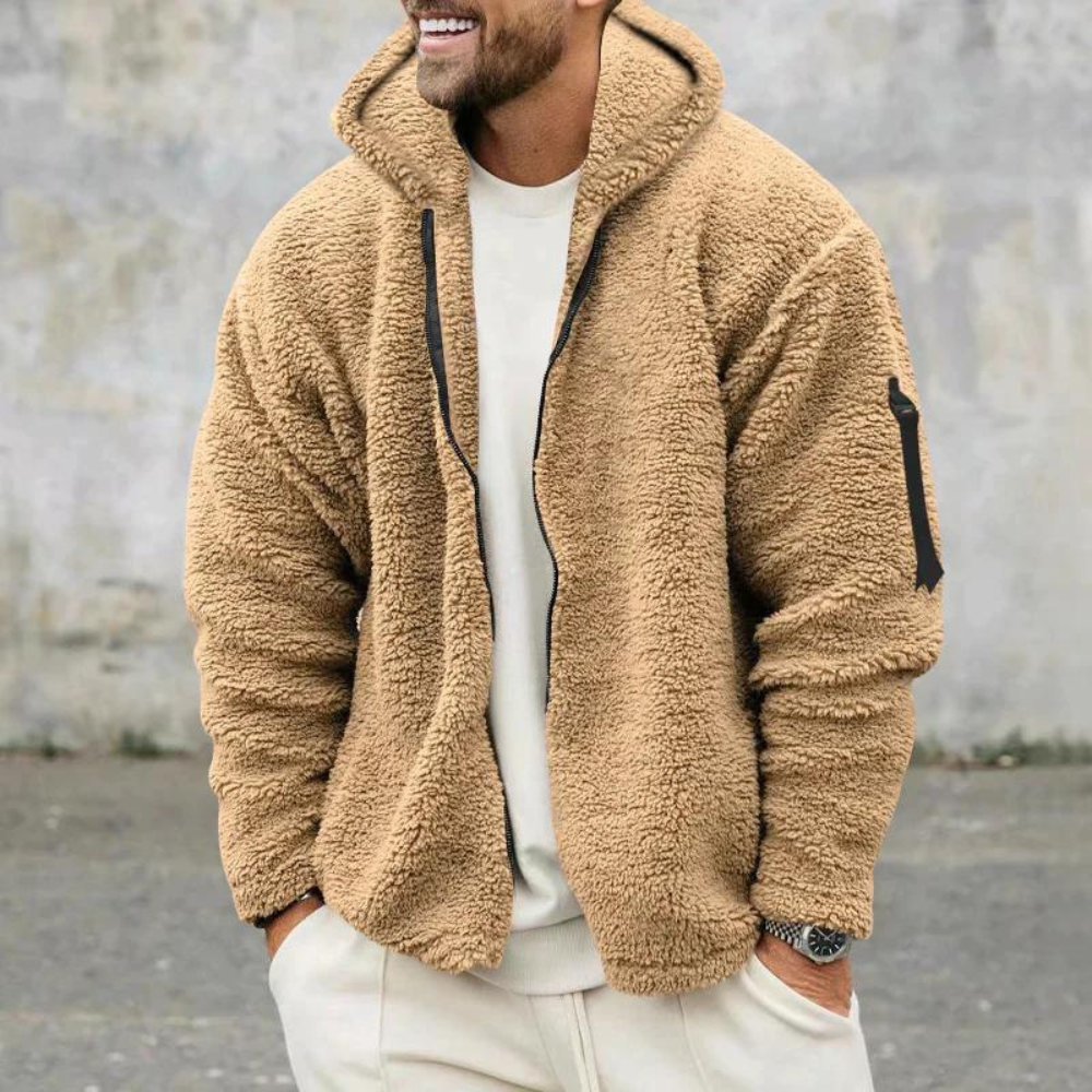 Dmitry - Warmer kuscheliger Kapuzenpulli für Männer
