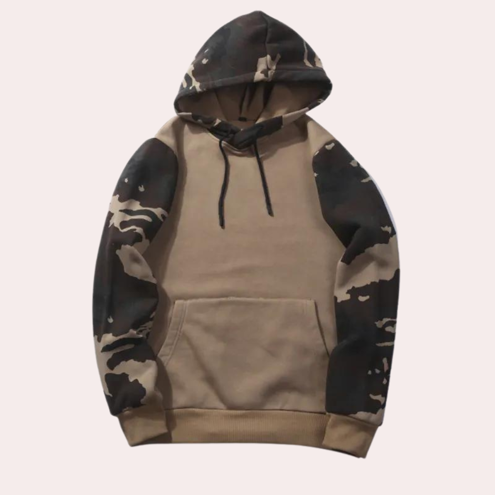 Fritz - Stylisches Kapuzensweatshirt in Camouflage für Männer