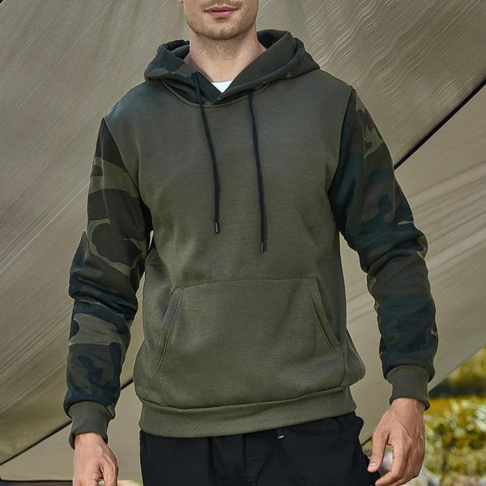 Fritz - Stylisches Kapuzensweatshirt in Camouflage für Männer