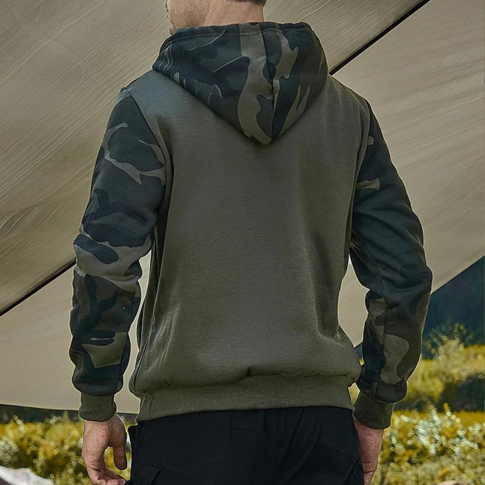 Fritz - Stylisches Kapuzensweatshirt in Camouflage für Männer