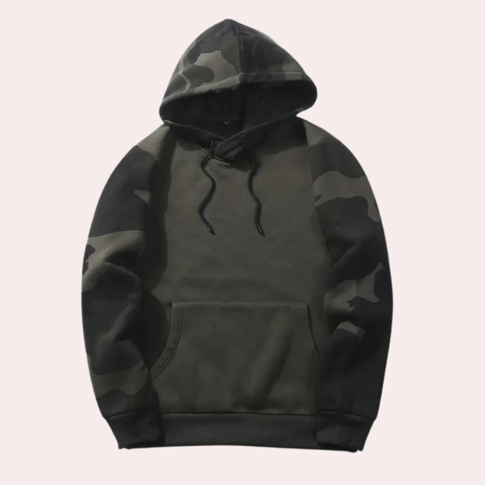 Fritz - Stylisches Kapuzensweatshirt in Camouflage für Männer
