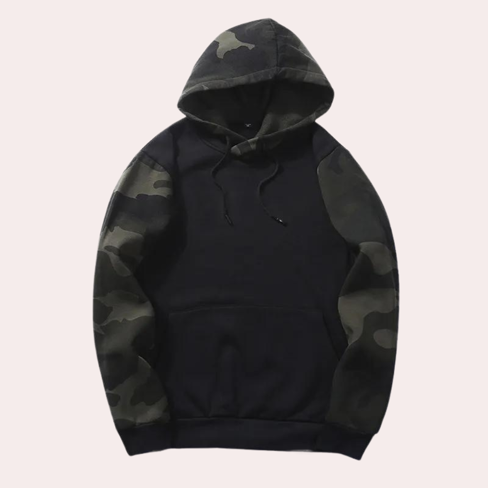 Fritz - Stylisches Kapuzensweatshirt in Camouflage für Männer