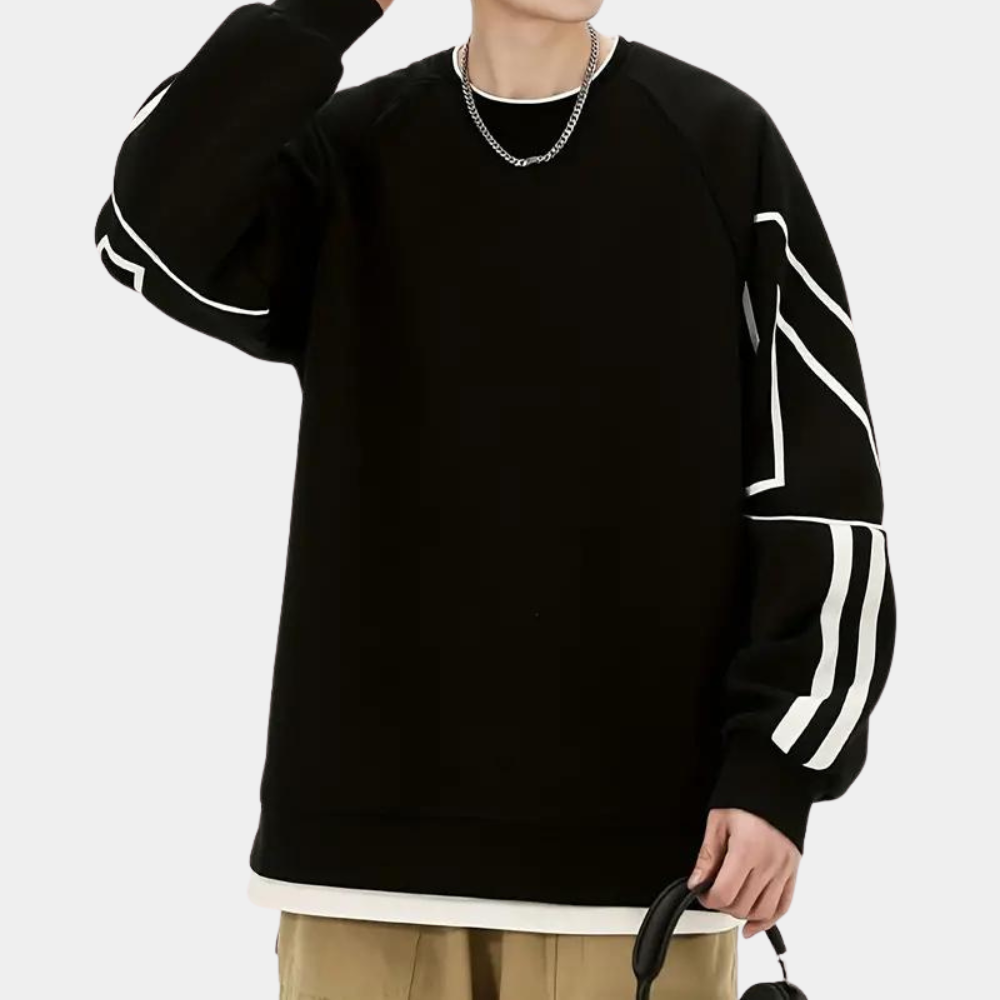 Zdravko - Atmungsaktiver, locker sitzender Pullover für Männer