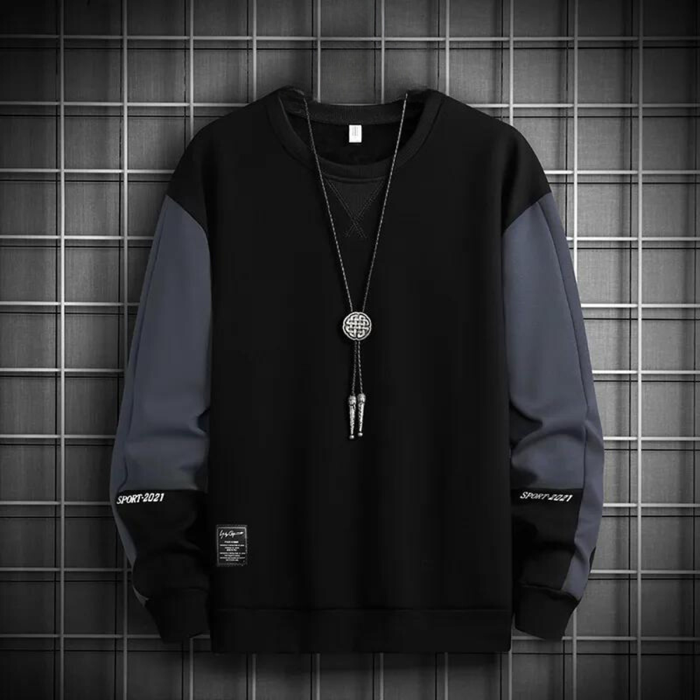 Alexandro - Trendiges Sweatshirt mit Farbkontrast für Männer