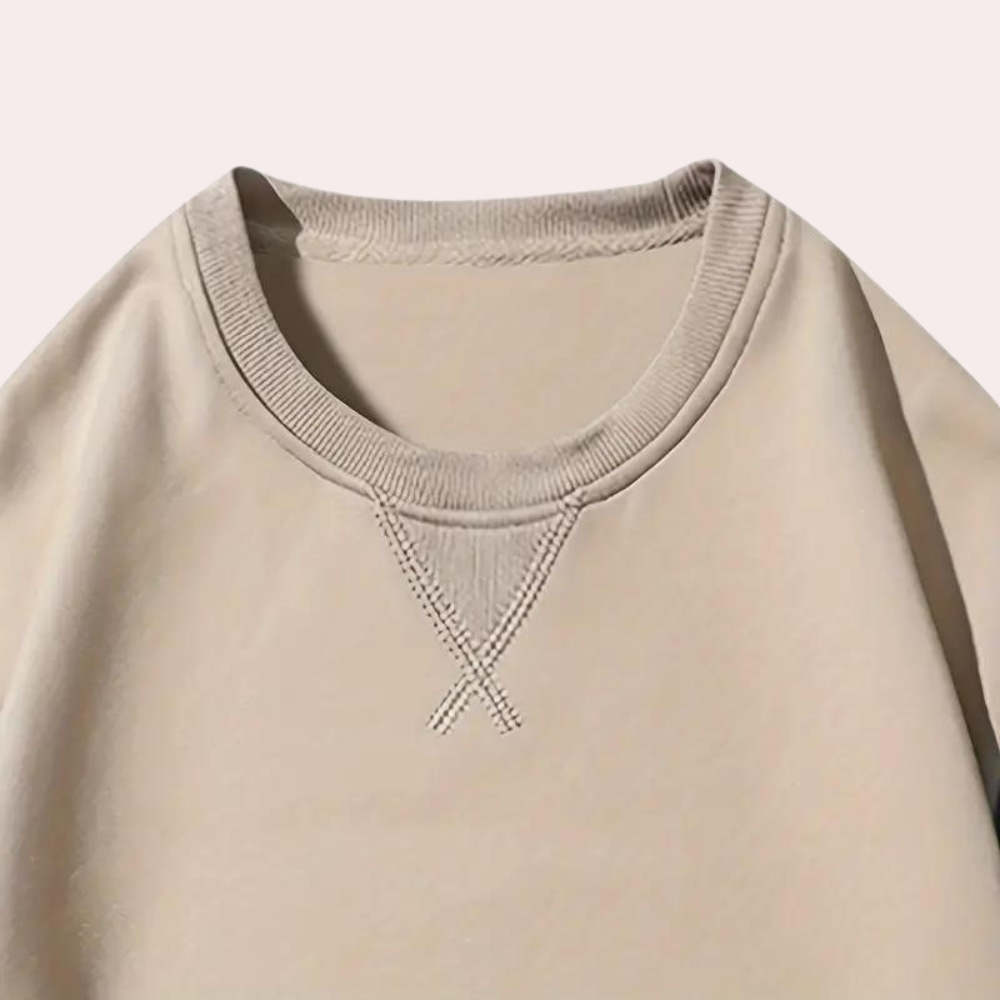 Alexandro - Trendiges Sweatshirt mit Farbkontrast für Männer