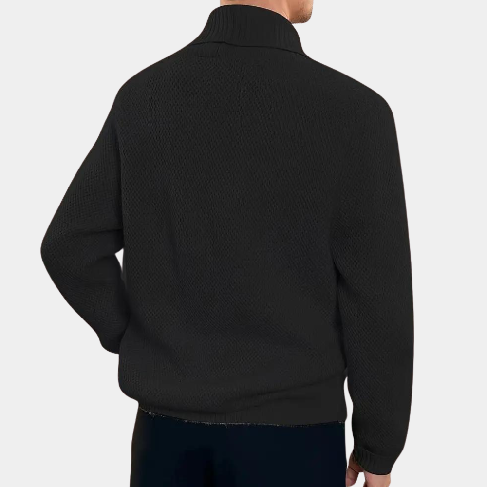 Thierry - Zweireihige Herren-Strickjacke