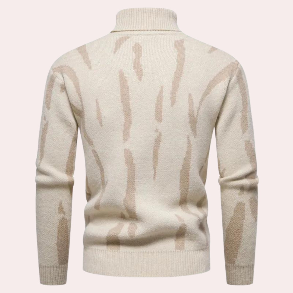 Kostas - Winterpullover mit hohem Halsausschnitt für Männer