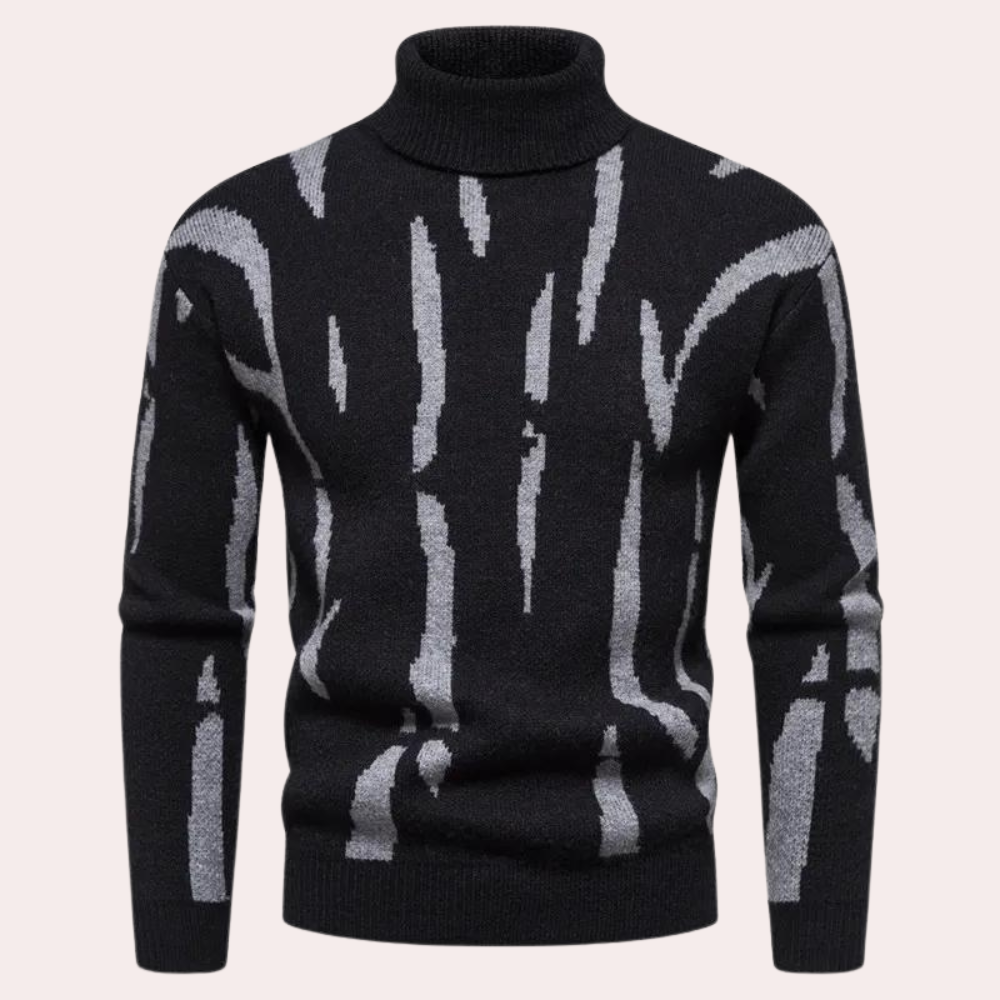 Kostas - Winterpullover mit hohem Halsausschnitt für Männer