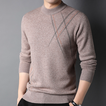 Iulian - Entspannter atmungsaktiver Strickpullover für Männer