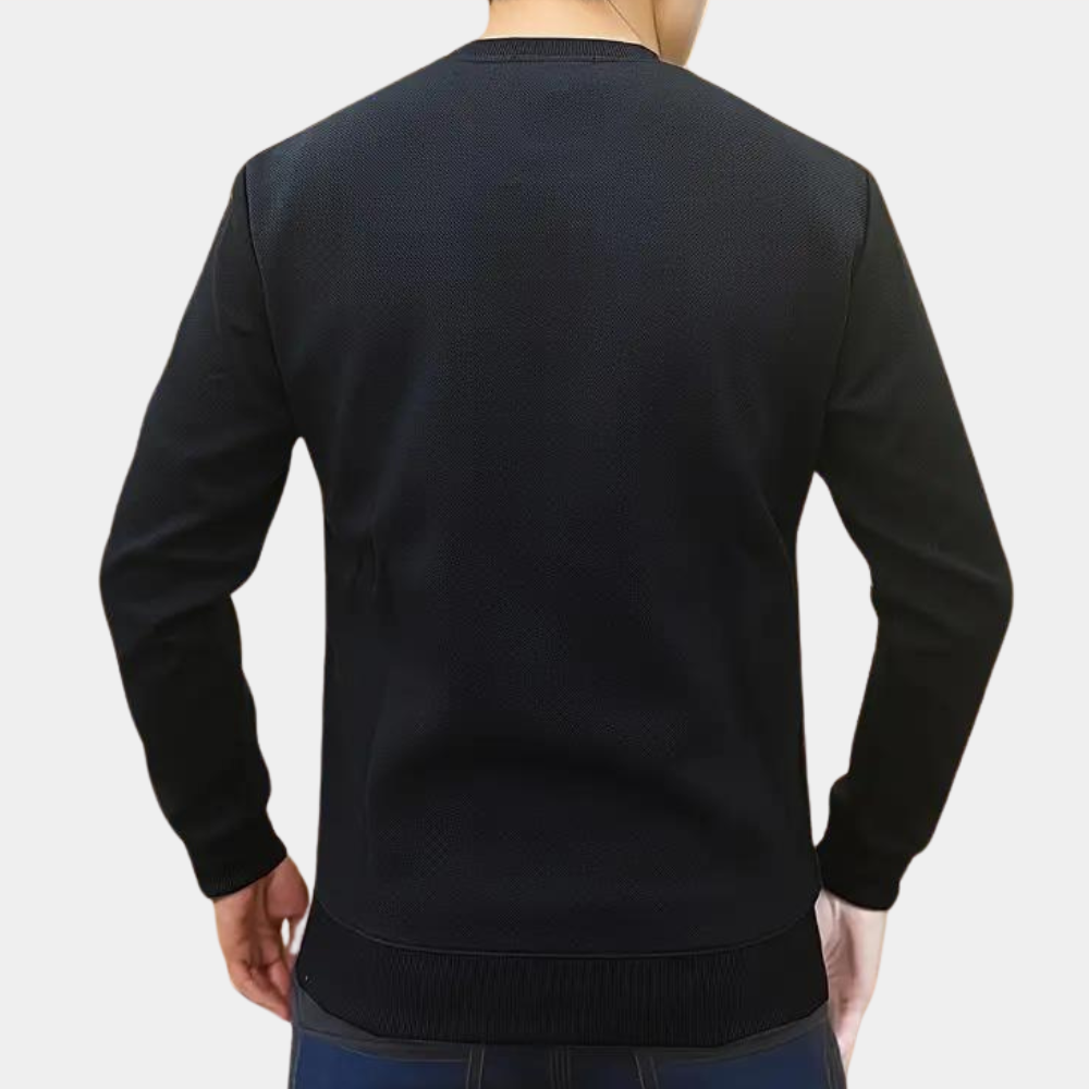 Mihnea - Lässiges Rundhals-Sweatshirt für Männer