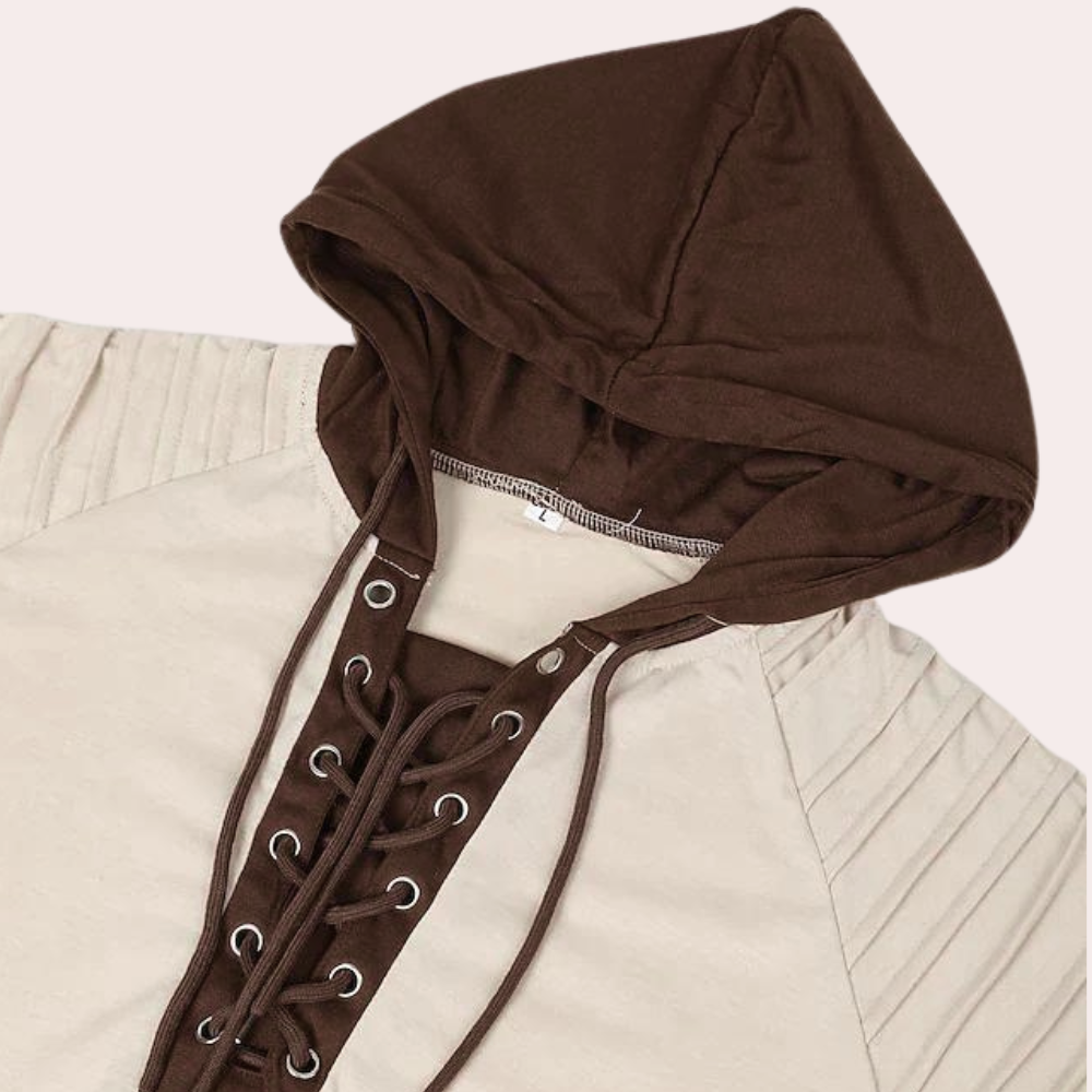 Jerico - Warmer Herrenpullover mit Kapuze