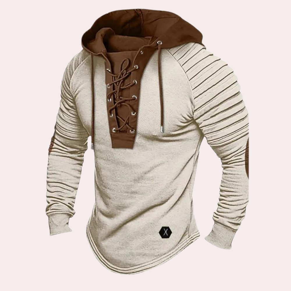 Jerico - Warmer Herrenpullover mit Kapuze