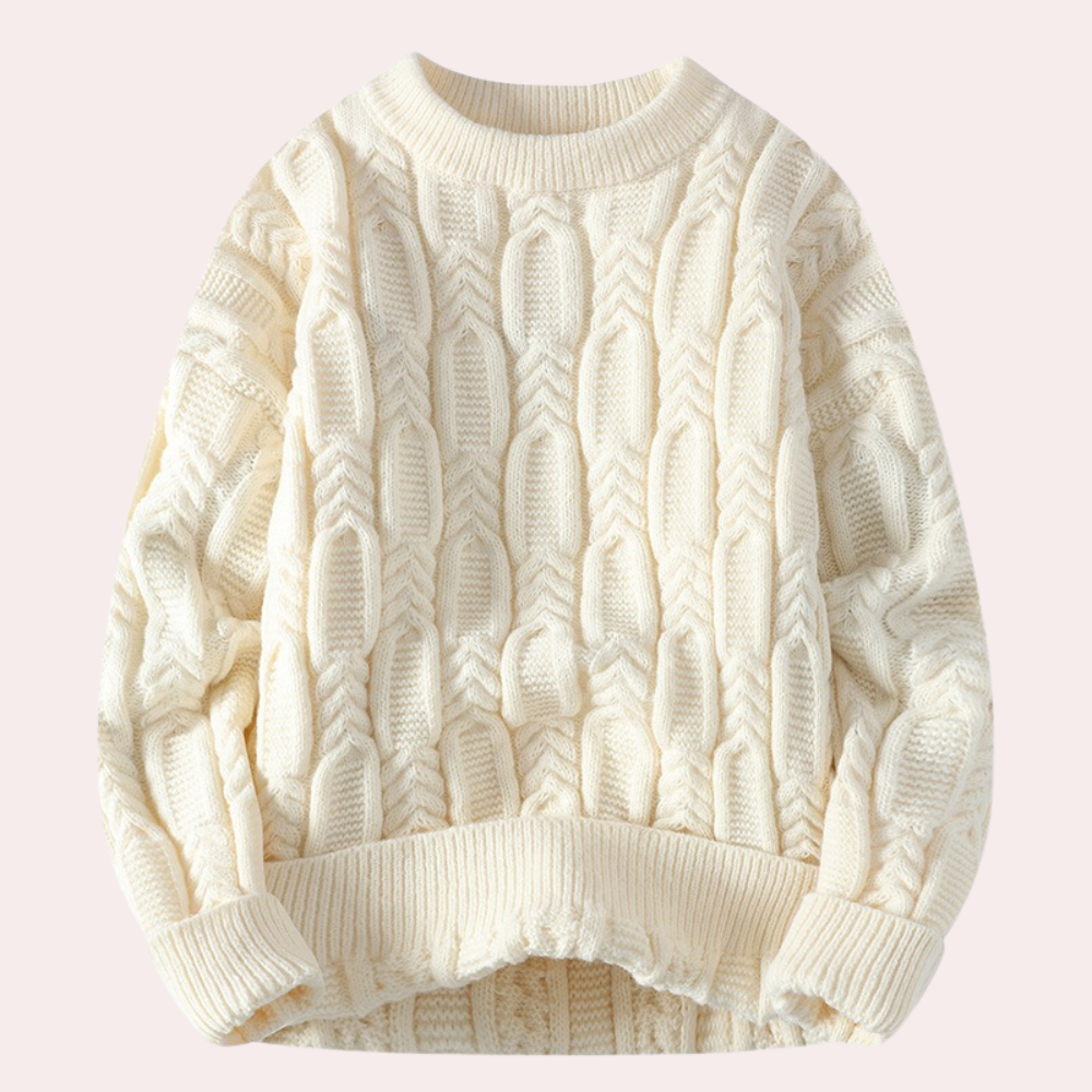 Tiberiu - Warmer Strickpullover für Männer