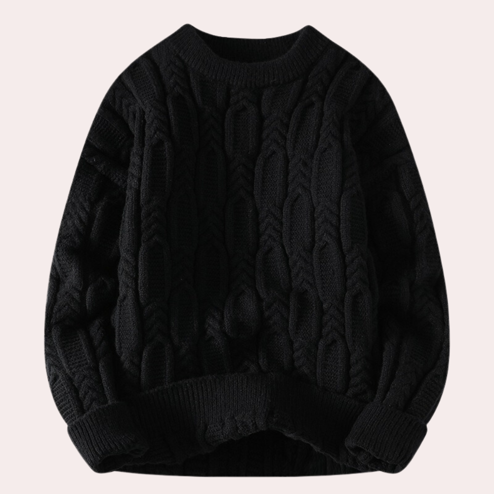 Tiberiu - Warmer Strickpullover für Männer