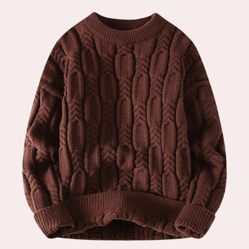 Tiberiu - Warmer Strickpullover für Männer