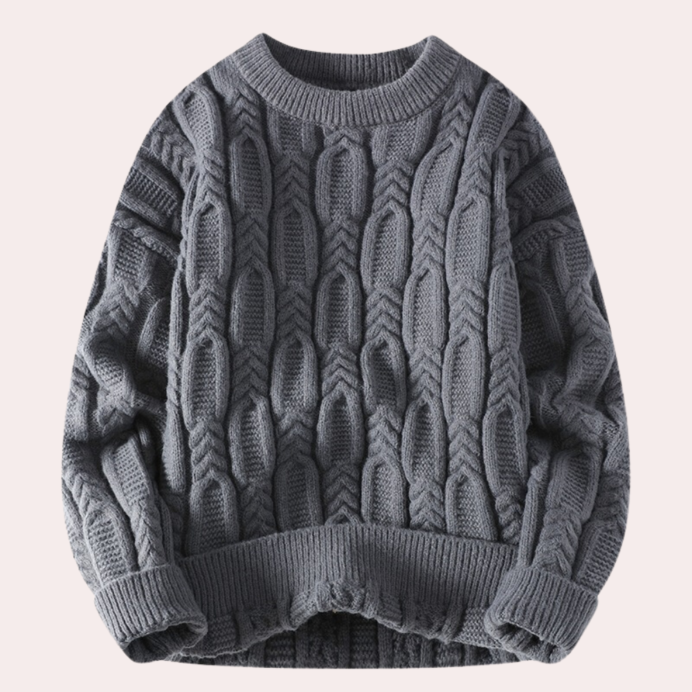 Tiberiu - Warmer Strickpullover für Männer