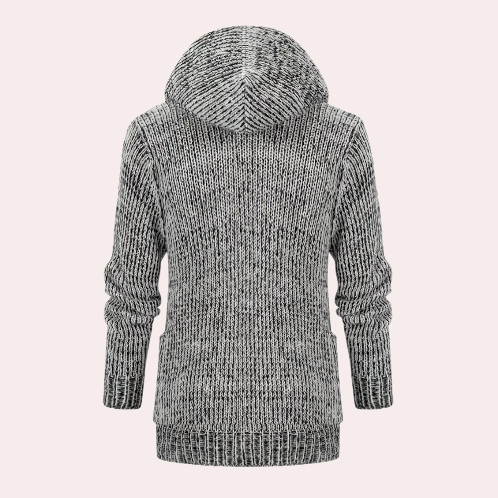 Fanis - Strickjacke mit Kapuze für Männer