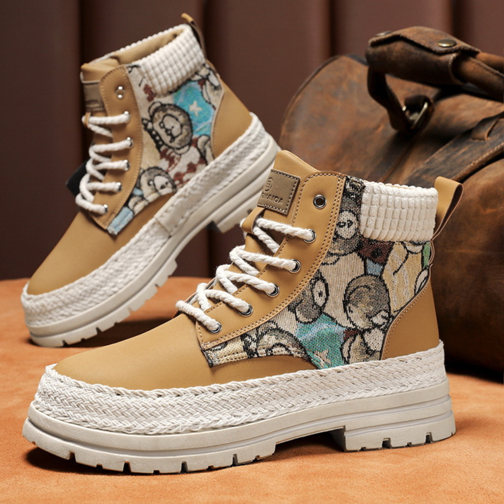 Aggelos - Stylische hohe Stiefel für Männer