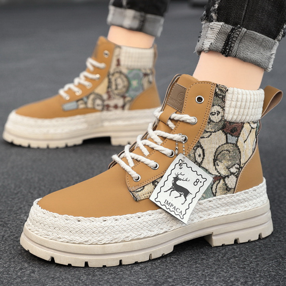 Aggelos - Stylische hohe Stiefel für Männer
