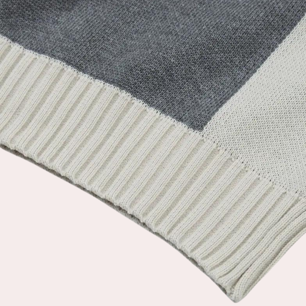 Greco - Modischer karierter Hoodie für Männer