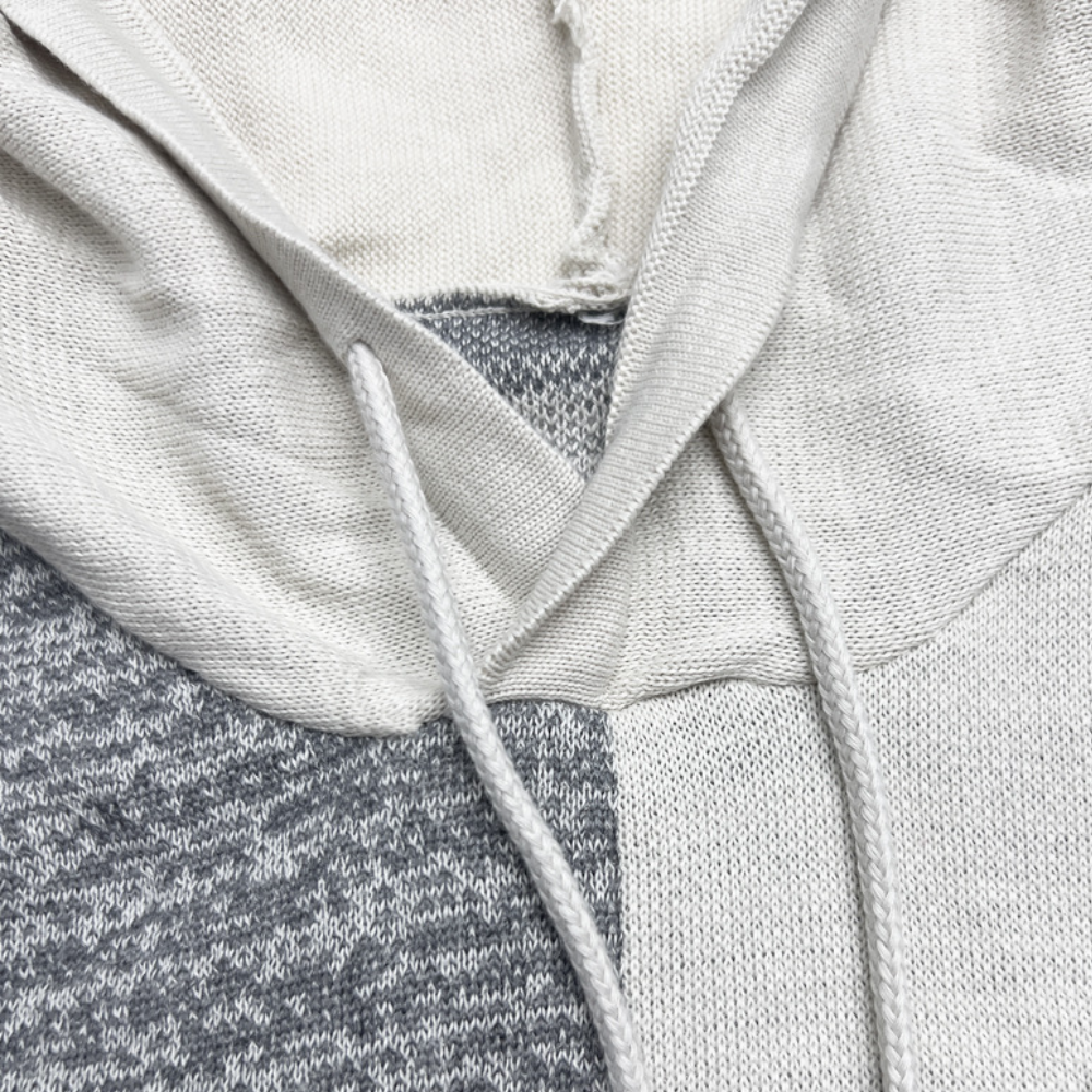 Greco - Modischer karierter Hoodie für Männer