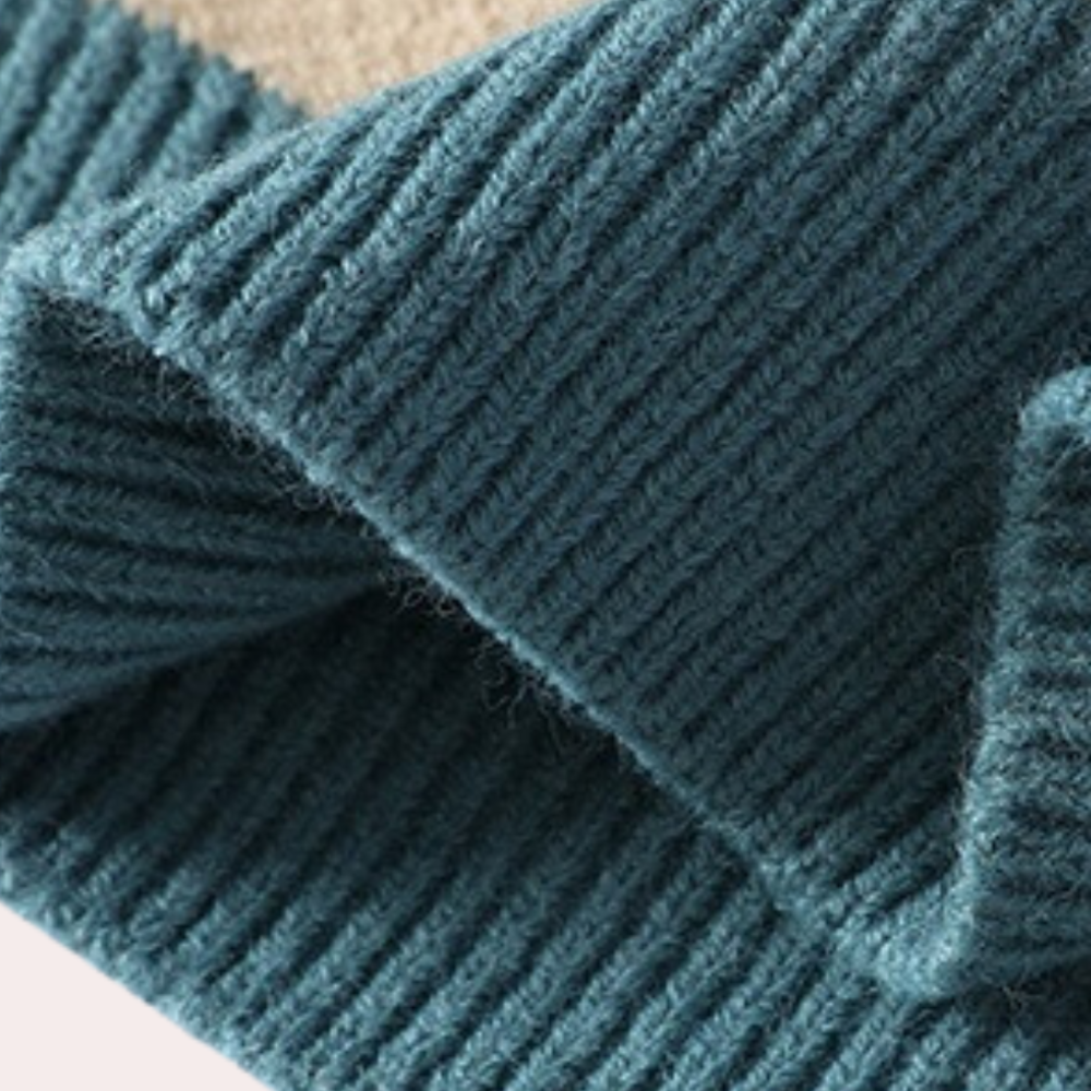 Leroux - Pull géométrique à la mode pour hommes
