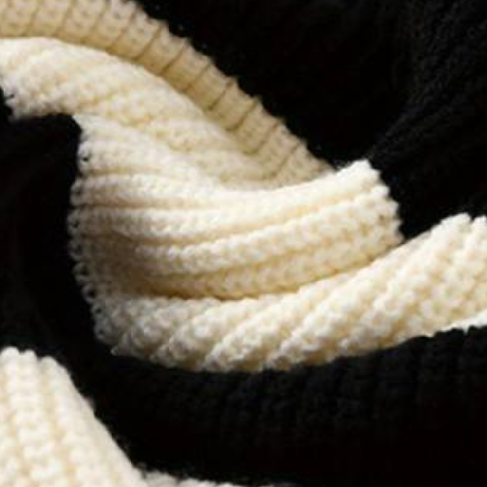 Agoston - Trendiger Farbblock-Pullover für Männer