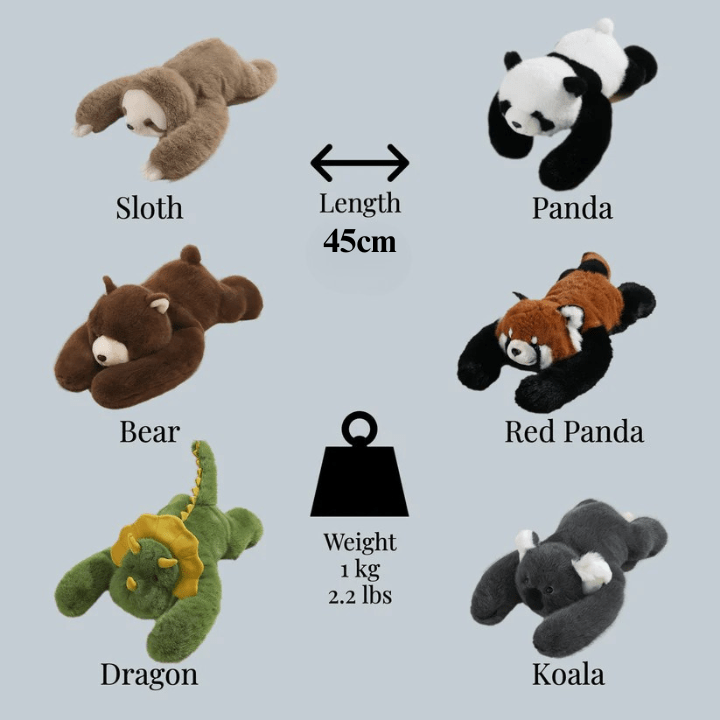 Plüschtier – extra lange Arme zum Umklammern, weiches Fell & stabile Form
