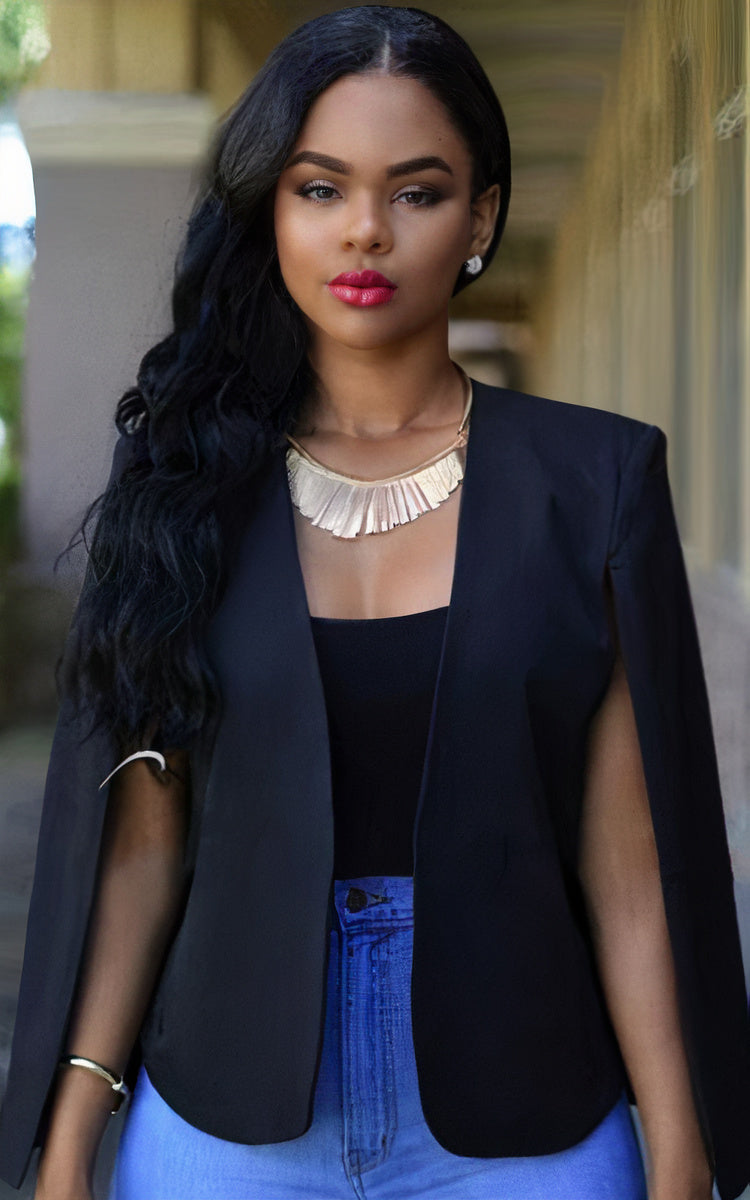 Lässiger Cape-Blazer für Frauen - Shreya