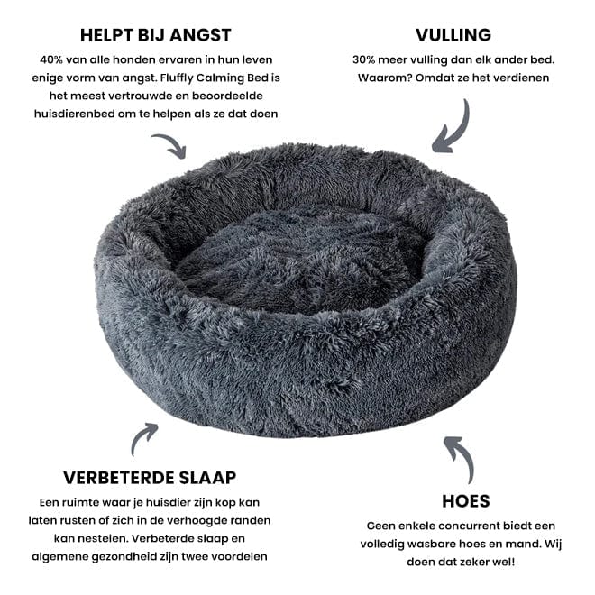 Pawello – Haustierbett flauschig & beruhigend – für Hunde und Katzen