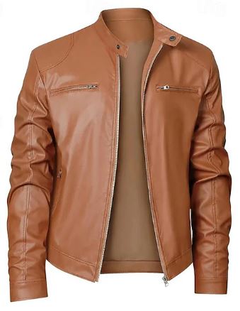 Lässige Lederjacke für Männer - Ricardo