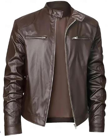 Lässige Lederjacke für Männer - Ricardo