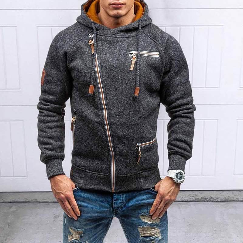 Warmer Kapuzenpullover für Männer - Rehan
