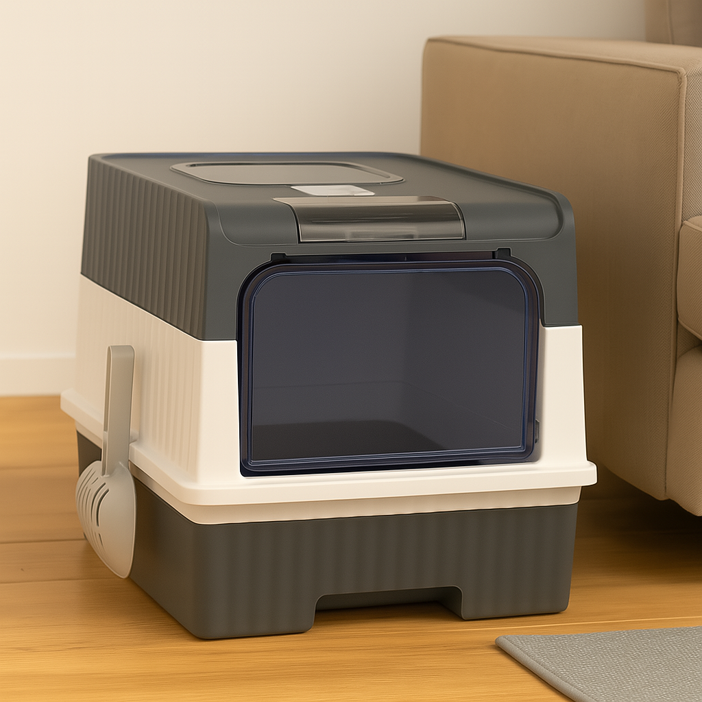 SteriPaw Haven – Automatisches Selbstreinigendes Katzenklo mit UV
