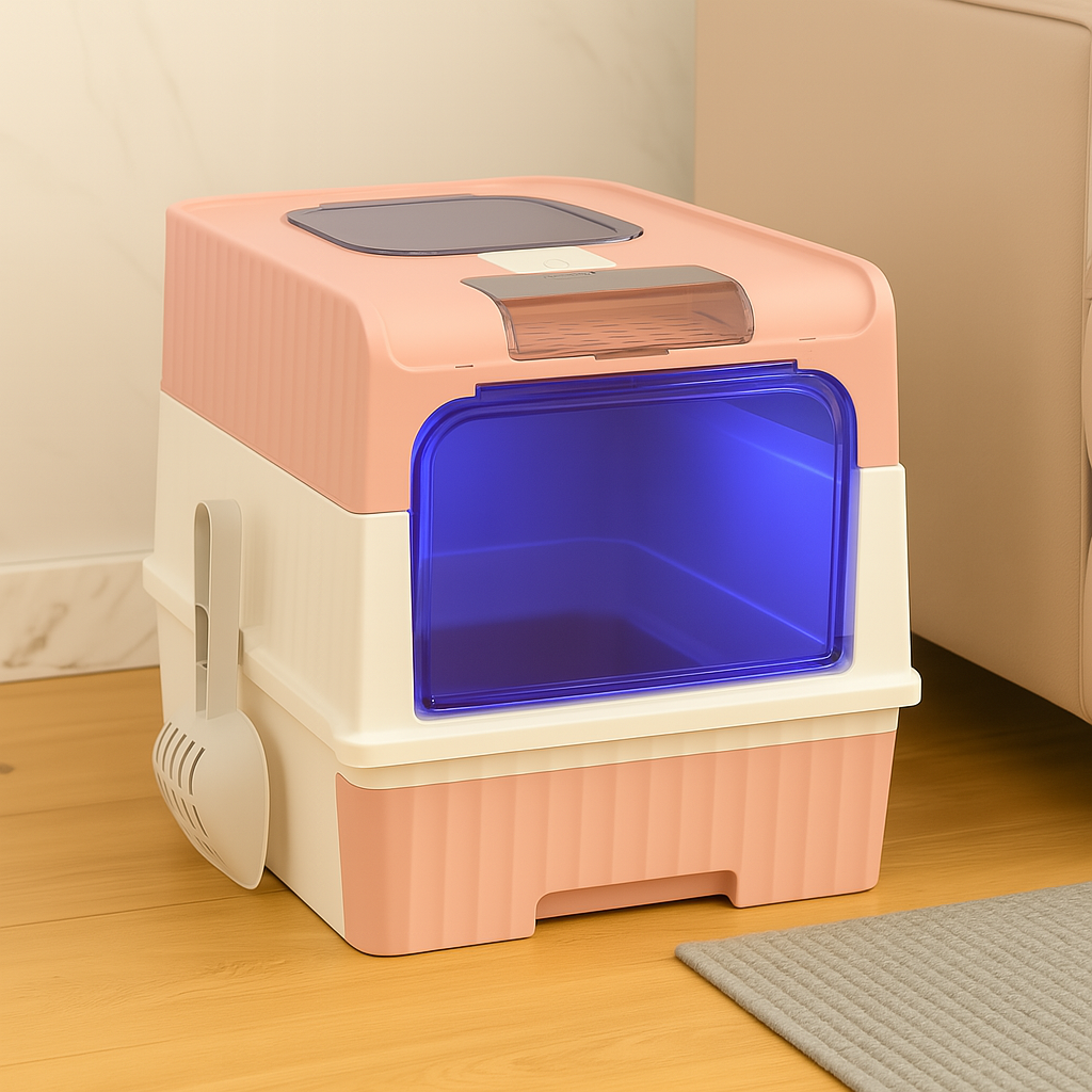 SteriPaw Haven – Automatisches Selbstreinigendes Katzenklo mit UV