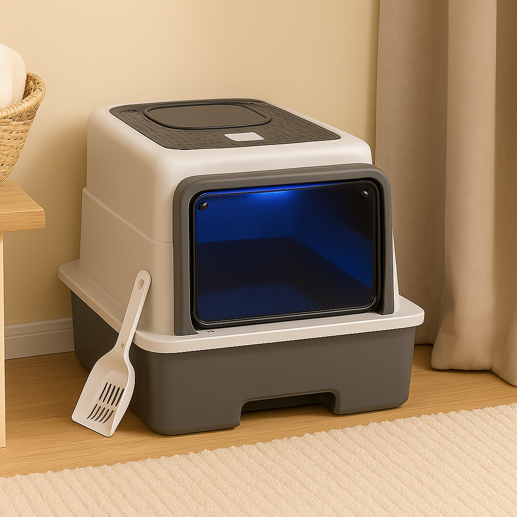 SteriPaw Haven – Automatisches Selbstreinigendes Katzenklo mit UV